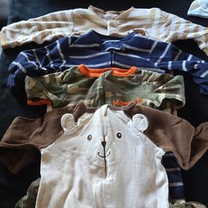 Carter's Kids One Pieces - Brown, Blue, Green